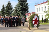 Возложение цветов ко Дню Победы