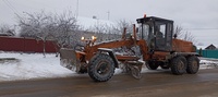 В Мглинском районе ведется очистка дорог от снега